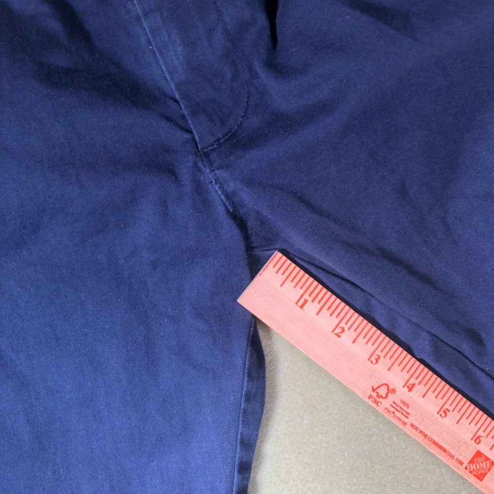 J.Crew Flex Slim Chino Pants Mens 30x32 Navy Blue H3167 Stretch Cotton Twill